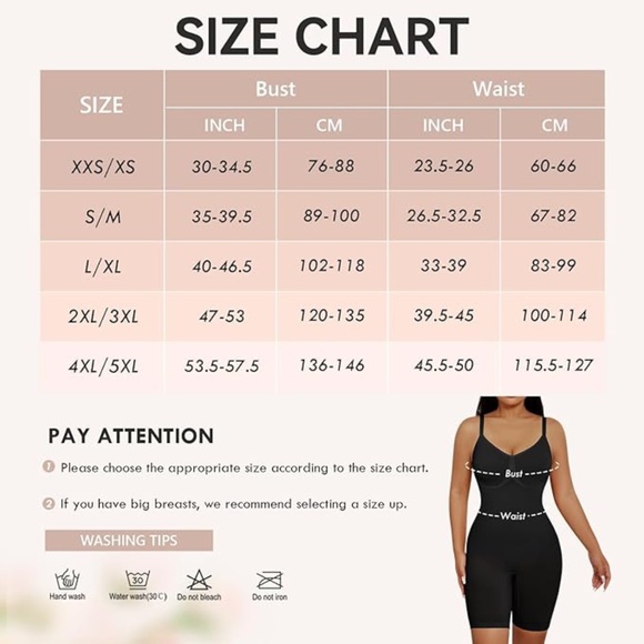 SHEKINI Tummy Control Full Sculpting Bodysuits Shapewear - Picture 3 of 8